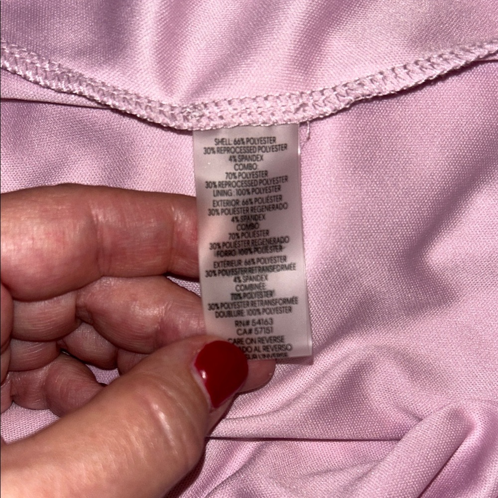 Calvin Klein Light Lavender Long Sleeve Dress 14 - Picture 5 of 7